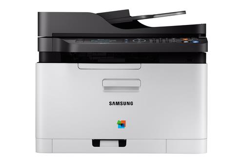 SAMSUNG Stampante multifunzione Samsung SLC480FW laser a colori Wi-Fi grigio e nero